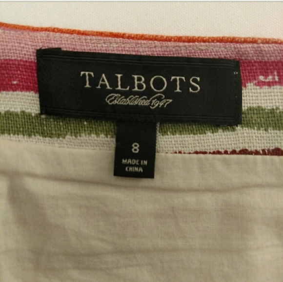 Talbots Striped Pencil Skirt - Picture 6 of 6